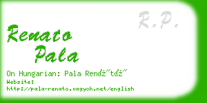 renato pala business card